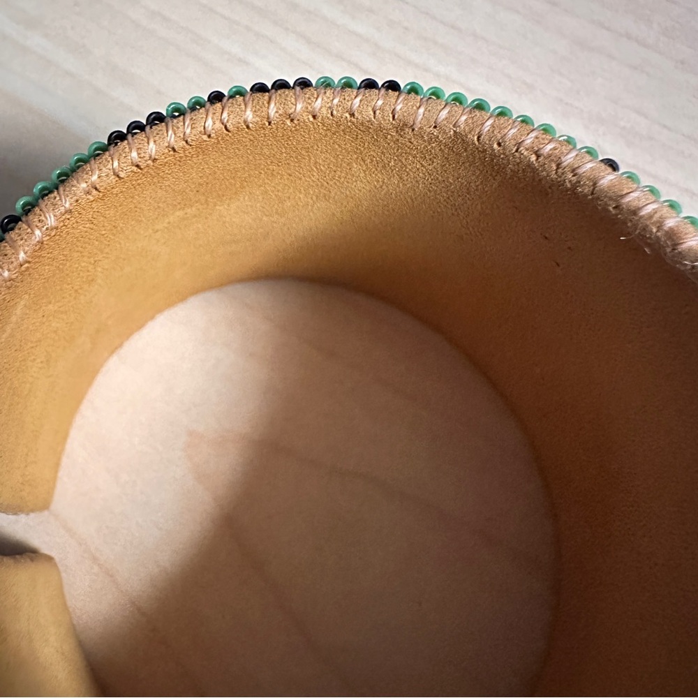 Seed Bead Flower Cuff - Picture 5 of 6